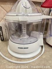 MaxSold Auction: Black & Decker White Plastic Citrus Juicer, Popcorn Maker, Accessory - Longmont (Colorado, USA) PARTNER MANAGED Estate Sale Online Auction - Whitehall Drive
