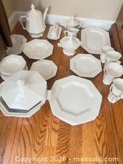 MaxSold Auction: Castleton China Independence Ironstone Dinnerware Set (20-29 pc) - Longmont (Colorado, USA) PARTNER MANAGED Estate Sale Online Auction - Whitehall Drive