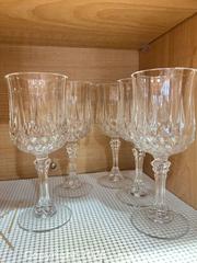 MaxSold Auction: Cristal D'Arques Longchamp Crystal Wine Glasses, Set of 5 - Longmont (Colorado, USA) PARTNER MANAGED Estate Sale Online Auction - Whitehall Drive