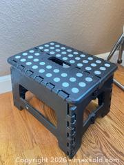 MaxSold Auction: Metal Two-step Folding Stool, Small Plastic Step & Large Storage Bin - Longmont (Colorado, USA) PARTNER MANAGED Estate Sale Online Auction - Whitehall Drive