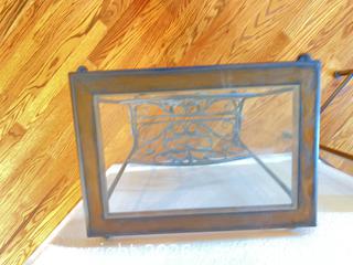 MaxSold Auction: Ornate Wrought Iron Accent Table with Glass Top & Magazine Rack - Longmont (Colorado, USA) PARTNER MANAGED Estate Sale Online Auction - Whitehall Drive