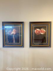 MaxSold Auction: Pair of Large Framed Tulip Wall Art with Wood Frames - Longmont (Colorado, USA) PARTNER MANAGED Estate Sale Online Auction - Whitehall Drive