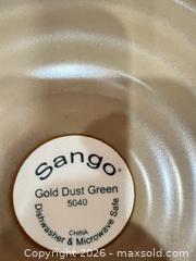 MaxSold Auction: Sango Gold Dust Green dish set - Longmont (Colorado, USA) PARTNER MANAGED Estate Sale Online Auction - Whitehall Drive