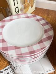 MaxSold Auction: Studio Nova Picnic Raspberry Fine China Pink & White Dinnerware Set - Longmont (Colorado, USA) PARTNER MANAGED Estate Sale Online Auction - Whitehall Drive