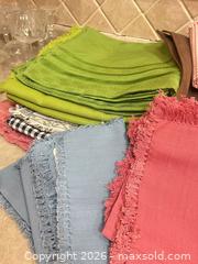 MaxSold Auction: Table linens and kitchen towels  - Longmont (Colorado, USA) PARTNER MANAGED Estate Sale Online Auction - Whitehall Drive