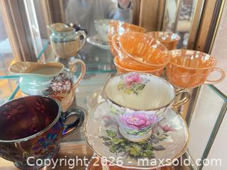 MaxSold Auction: Vintage Mid-Century Teacups, Saucers & Creamer - Assorted Lot (6–10) - Longmont (Colorado, USA) PARTNER MANAGED Estate Sale Online Auction - Whitehall Drive