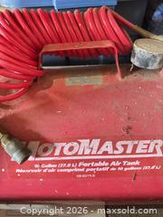 MaxSold Auction: 20 Gallon Air Compressor / Portable Air Tank - Saanich (British Columbia, Canada) PARTNER MANAGED Moving Online Auction - Treetop Heights