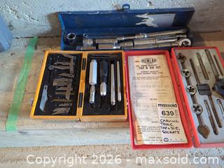 MaxSold Auction: Assorted Tap & Die, Socket/Ratchet and Precision Blade Sets - Saanich (British Columbia, Canada) PARTNER MANAGED Moving Online Auction - Treetop Heights