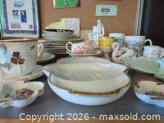MaxSold Auction: Assorted Vintage Porcelain & Bone China Assortment - Saanich (British Columbia, Canada) PARTNER MANAGED Moving Online Auction - Treetop Heights