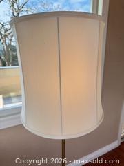MaxSold Auction: Brass-Plated Metal Floor Lamp - Saanich (British Columbia, Canada) PARTNER MANAGED Moving Online Auction - Treetop Heights