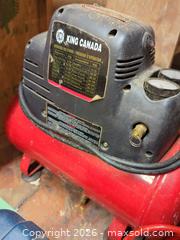 MaxSold Auction: King Canada Electric Air Compressor, 1-3 Gallon Tank - Saanich (British Columbia, Canada) PARTNER MANAGED Moving Online Auction - Treetop Heights