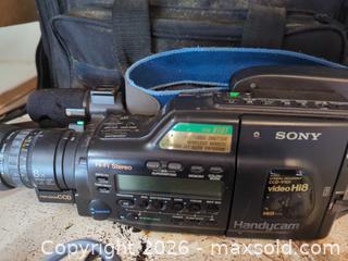 MaxSold Auction: Sony CCD-V101 Series Hi8/Video8 Camcorder 8x Optical Zoom - Saanich (British Columbia, Canada) PARTNER MANAGED Moving Online Auction - Treetop Heights