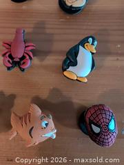 MaxSold Auction: 10 Rubber/PVC Jibbitz Shoe Charms for Crocs (Various Characters) - Ottawa (Ontario, Canada) SELLER MANAGED Downsizing Online Auction - Regiment Avenue