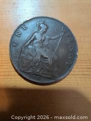 MaxSold Auction: 1902 United Kingdom One Penny Coin (Bronze) - Ottawa (Ontario, Canada) SELLER MANAGED Downsizing Online Auction - Regiment Avenue