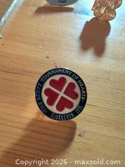MaxSold Auction: 1991 Scott Tournament of Hearts Souvenir Lapel Pin - Ottawa (Ontario, Canada) SELLER MANAGED Downsizing Online Auction - Regiment Avenue