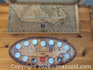MaxSold Auction: 1999 Royal Canadian Mint Millennium Proof 12-Coin Set - Ottawa (Ontario, Canada) SELLER MANAGED Downsizing Online Auction - Regiment Avenue
