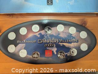 MaxSold Auction: 2000 Royal Canadian Mint Canadian Commemorative Coin Set (13 pcs) - Ottawa (Ontario, Canada) SELLER MANAGED Downsizing Online Auction - Regiment Avenue