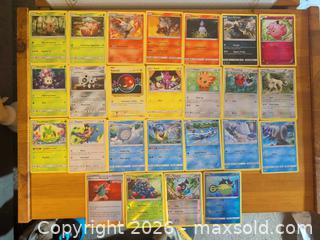 MaxSold Auction: 50 Pokemon Trading Cards, Mixed Commons & Some Holo - Ottawa (Ontario, Canada) SELLER MANAGED Downsizing Online Auction - Regiment Avenue