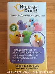 MaxSold Auction: Hide-a-Duck Resin Mini Ducks, 100 Pieces - Ottawa (Ontario, Canada) SELLER MANAGED Downsizing Online Auction - Regiment Avenue