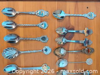 MaxSold Auction: Lot of 26 Vintage Souvenir Collector Spoons - Ottawa (Ontario, Canada) SELLER MANAGED Downsizing Online Auction - Regiment Avenue
