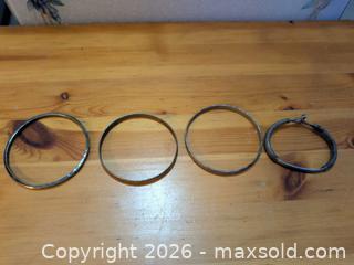 MaxSold Auction: Lot of 4 Sterling Silver Mexico Bangle Bracelets - Ottawa (Ontario, Canada) SELLER MANAGED Downsizing Online Auction - Regiment Avenue