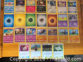MaxSold Auction: Lot of ~50 Pokémon TCG Cards — Assorted Sets - Ottawa (Ontario, Canada) SELLER MANAGED Downsizing Online Auction - Regiment Avenue