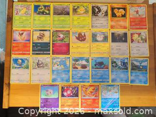 MaxSold Auction: Lot of ~50 Pokémon TCG Cards — Assorted Sets - Ottawa (Ontario, Canada) SELLER MANAGED Downsizing Online Auction - Regiment Avenue