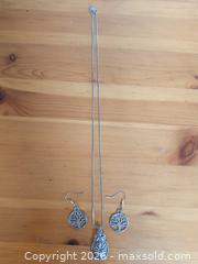 MaxSold Auction: Sterling Silver Necklace and Earrings Set, Sterling (925) Mark - Ottawa (Ontario, Canada) SELLER MANAGED Downsizing Online Auction - Regiment Avenue