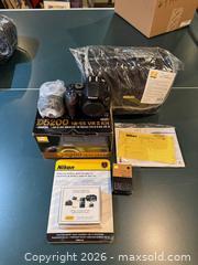 MaxSold Auction: BRAND NEW Nikon D5200 DSLR Camera Kit – 18-55mm VR II - Markham (Ontario, Canada) SELLER MANAGED Moving Online Auction - Hammok Crescent