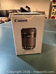 MaxSold Auction: Canon EF-S 55–250mm Telephoto Zoom Lens - Markham (Ontario, Canada) SELLER MANAGED Moving Online Auction - Hammok Crescent