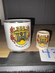 MaxSold Auction: Assorted Ceramic & Stoneware Souvenir Mini Steins / Coffee Mugs - Warwick (Rhode Island, USA) SELLER MANAGED Reseller Online Auction - Warwick Avenue