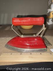MaxSold Auction: Assorted Household Lot: Samson Red Toy Iron & Kitchen Items - Warwick (Rhode Island, USA) SELLER MANAGED Reseller Online Auction - Warwick Avenue