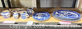 MaxSold Auction: Blue Willow Porcelain Tea and Serveware Set, Multiple Pieces - Warwick (Rhode Island, USA) SELLER MANAGED Reseller Online Auction - Warwick Avenue