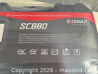 MaxSold Auction: CGSULIT SC880 OBD2 Diagnostic Scanner 4.3in Screen - Warwick (Rhode Island, USA) SELLER MANAGED Reseller Online Auction - Warwick Avenue