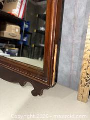 MaxSold Auction: Chippendale Rococo Crest Solid Wood Wall Mirror, 43 in - Warwick (Rhode Island, USA) SELLER MANAGED Reseller Online Auction - Warwick Avenue
