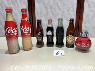 MaxSold Auction: Coca-Cola Collectible / Commemorative Bottles Lot (7) - Warwick (Rhode Island, USA) SELLER MANAGED Reseller Online Auction - Warwick Avenue