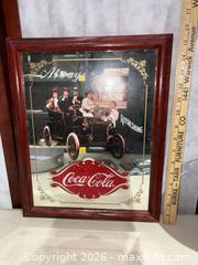 MaxSold Auction: Coca-Cola Vintage/Retro Mixed Wall Art & Drinkware Lot - Warwick (Rhode Island, USA) SELLER MANAGED Reseller Online Auction - Warwick Avenue