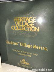 MaxSold Auction: Department 56 Dickens' Village Porcelain Buildings & Sign - Warwick (Rhode Island, USA) SELLER MANAGED Reseller Online Auction - Warwick Avenue