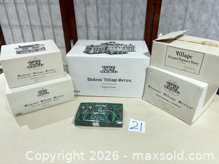 MaxSold Auction: Department 56 Heritage Village Dickens' Village Porcelain Set - Warwick (Rhode Island, USA) SELLER MANAGED Reseller Online Auction - Warwick Avenue