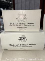 MaxSold Auction: Department 56 Heritage Village Dickens' Village Porcelain Set - Warwick (Rhode Island, USA) SELLER MANAGED Reseller Online Auction - Warwick Avenue