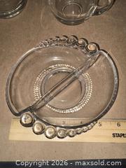 MaxSold Auction: Duncan & Miller Glass Dish, Stemmed Glasses, Creamer, Sugar & Dishes - Warwick (Rhode Island, USA) SELLER MANAGED Reseller Online Auction - Warwick Avenue