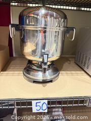 MaxSold Auction: Farberware Electric Coffee Urn / Beverage Dispenser, 30-50 Cup - Warwick (Rhode Island, USA) SELLER MANAGED Reseller Online Auction - Warwick Avenue