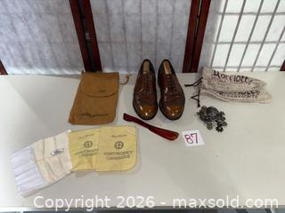 MaxSold Auction: FootJoy Men's Brown Leather Golf Shoes - Warwick (Rhode Island, USA) SELLER MANAGED Reseller Online Auction - Warwick Avenue