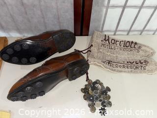 MaxSold Auction: FootJoy Men's Brown Leather Golf Shoes - Warwick (Rhode Island, USA) SELLER MANAGED Reseller Online Auction - Warwick Avenue