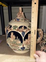 MaxSold Auction: GERZIT / Genz German Ceramic Beer Stein Set with 6 Mugs - Warwick (Rhode Island, USA) SELLER MANAGED Reseller Online Auction - Warwick Avenue