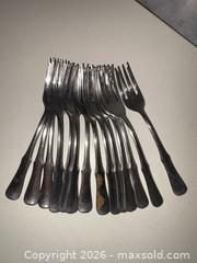MaxSold Auction: Gorham Polished Stainless Steel Flatware Set, Approx. 40 Pieces - Warwick (Rhode Island, USA) SELLER MANAGED Reseller Online Auction - Warwick Avenue