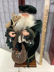 MaxSold Auction: Home for the Holidays Visions of Santa Irish Santa 24in, Ornament Holder  - Warwick (Rhode Island, USA) SELLER MANAGED Reseller Online Auction - Warwick Avenue