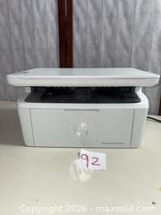 MaxSold Auction: HP LaserJet Pro MFP M28w All-in-One Printer - Warwick (Rhode Island, USA) SELLER MANAGED Reseller Online Auction - Warwick Avenue