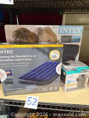 MaxSold Auction: Intex Inflatable Air Mattresses (Queen & Twin) with Electric Pump - Warwick (Rhode Island, USA) SELLER MANAGED Reseller Online Auction - Warwick Avenue