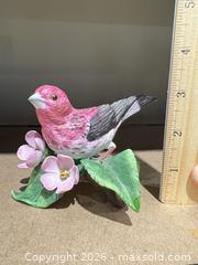 MaxSold Auction: Lenox Porcelain Bird Figurines — Purple Finch & Blue Grosbeak - Warwick (Rhode Island, USA) SELLER MANAGED Reseller Online Auction - Warwick Avenue